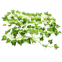 Load image into Gallery viewer, Puspita Nursery Artificial Garland Maple Plant Leaf Creeper For Home Decoration, Wall Hanging, Special Occasion Decoration, Party Decoration, Office Decoration (Pack of 5 String) (6 Feet Each).
