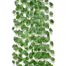 Load image into Gallery viewer, Puspita Nursery Wonderthings Artificial Garlands Hanging Leaves (8 Feet) (Set of 6) Greenery Vine Creeper Plants