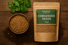 Load image into Gallery viewer, Coriander Seeds 100gm Pack High Germination Rate Fresh Dhania Seeds for Planting
